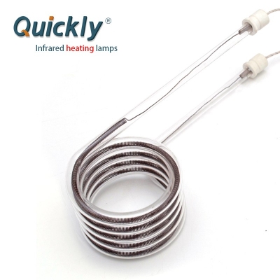 spiral shape infrared heating lamps